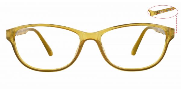 Alpine Oval Prescription Glasses - Brown