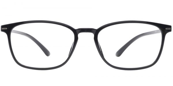 Cabo Oval Prescription Glasses - Black