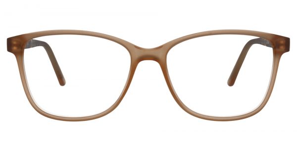 Argyle Rectangle Prescription Glasses - Brown