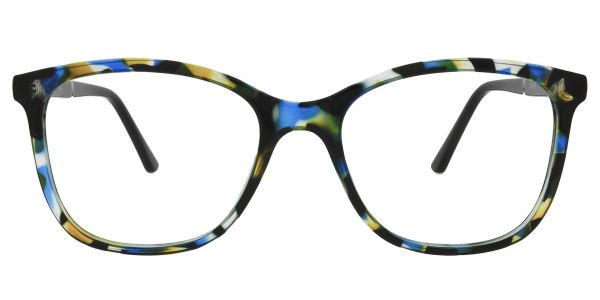 Halpin Square Prescription Glasses - Two-tone/Multi Color