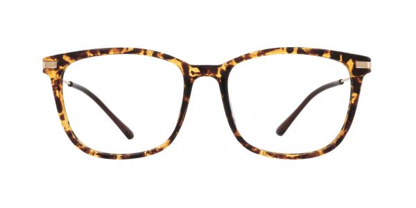 Katie square Prescription Glasses - Tortoise