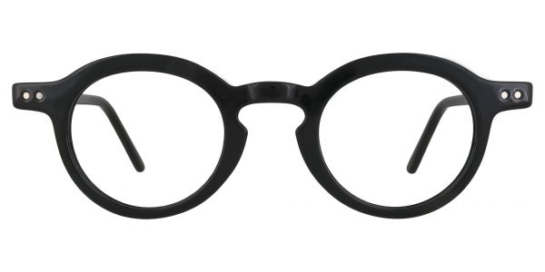 Alpha Round Prescription Glasses - Black