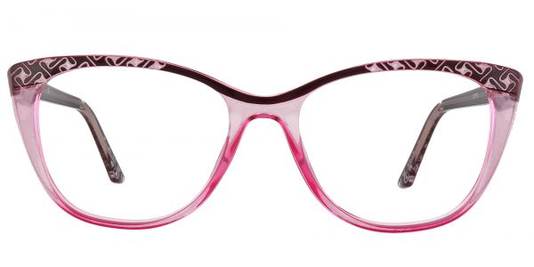 Alberta Cat Eye Prescription Glasses - Pink