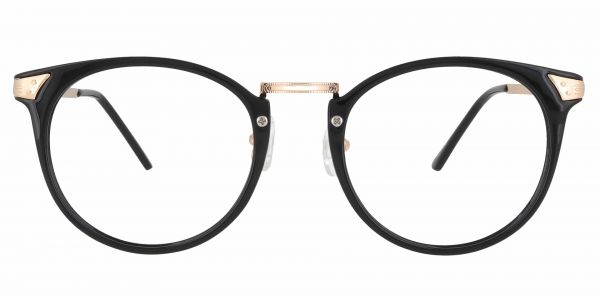 Blackwell Round Prescription Glasses - Black