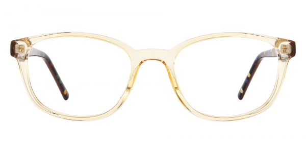 Branson Rectangle Prescription Glasses - Brown