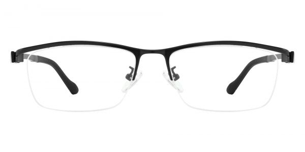 Vermont Rectangle Prescription Glasses - Black