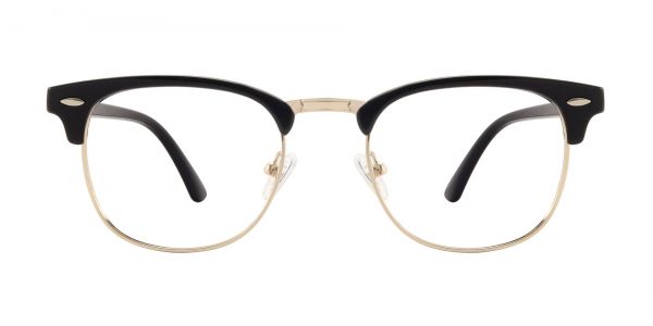 Salvatore Browline Prescription Glasses - Black