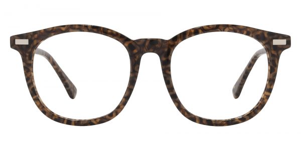 Cider Square Prescription Glasses - Leopard