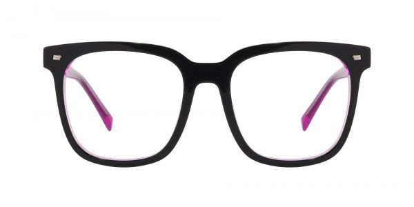 Horton Oversized Square Prescription Glasses - Purple